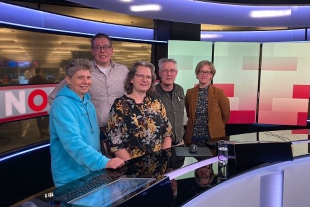 POV-delegatie in gesprek met NOS over berichtgeving varkenshouderij